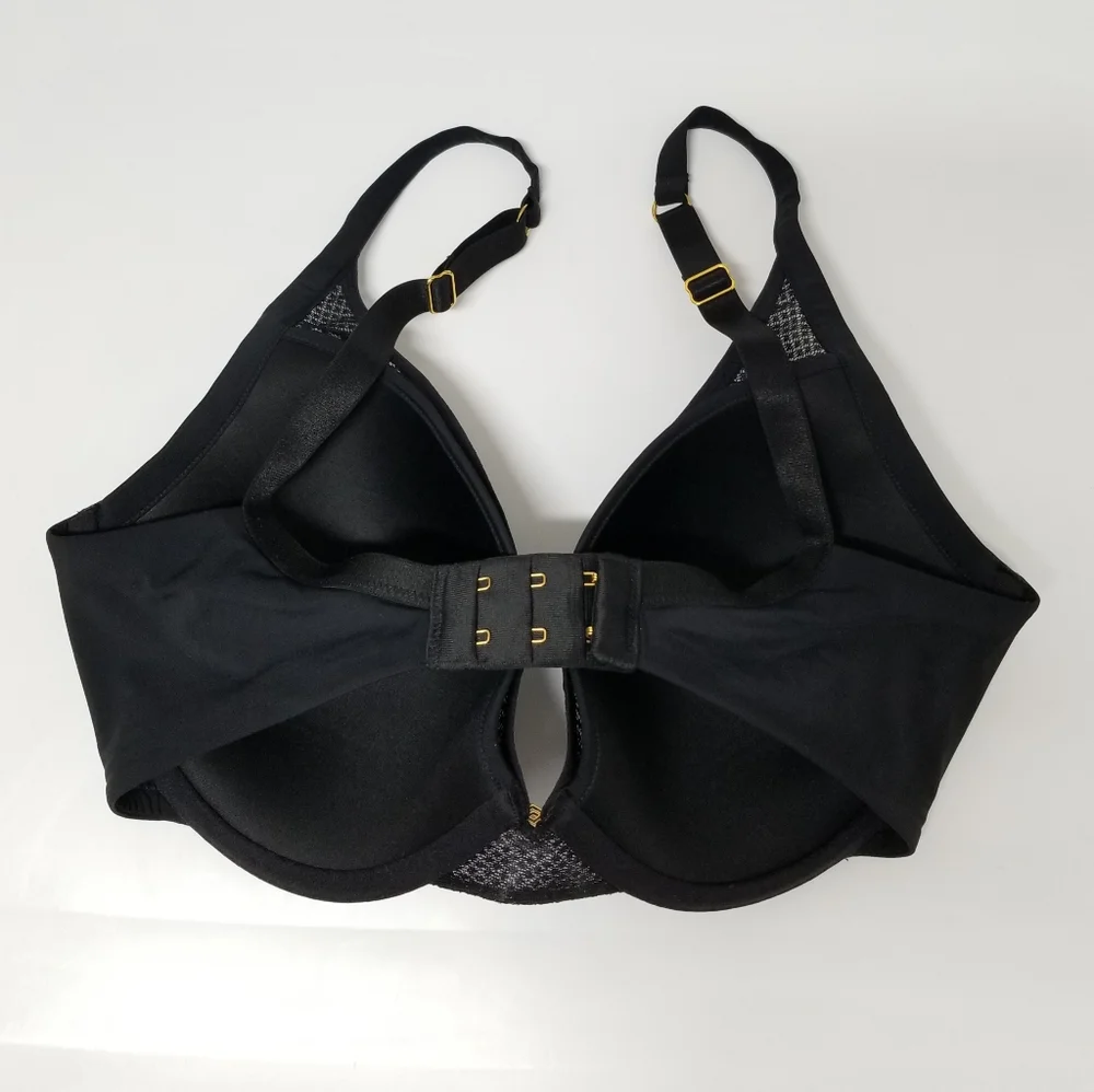 ThirdLove Geo Lace Plunge Bra Black 32F